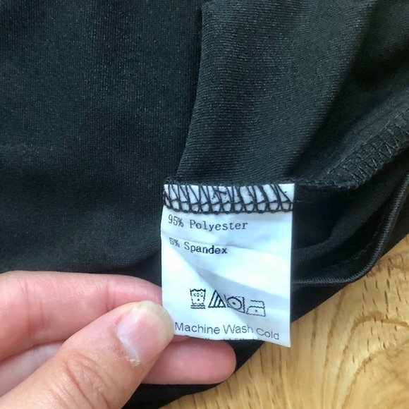 SHEIN BLACK LACE CRISSCROSS BACK TEE -  M - Picture 11 of 12